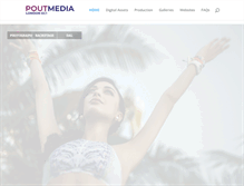 Tablet Screenshot of poutmedia.com